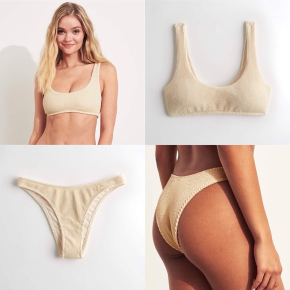 Hollister Other - NWT Scrunch Scoop Bikini Set